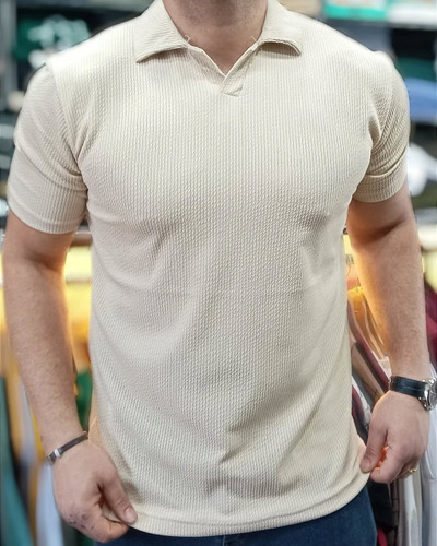 تیشرت مردانه یقه اولد مانی(تیشرت مدل ماسیمو دیوتی)ارجینال