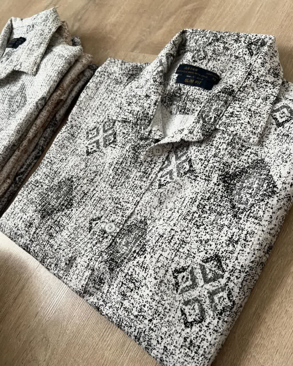 پیراهن کنفی آستین کوتاه مردانه ارجینال،نخ ترک با کیفیتی بسیار عالی تولید شرکت L CON کپی