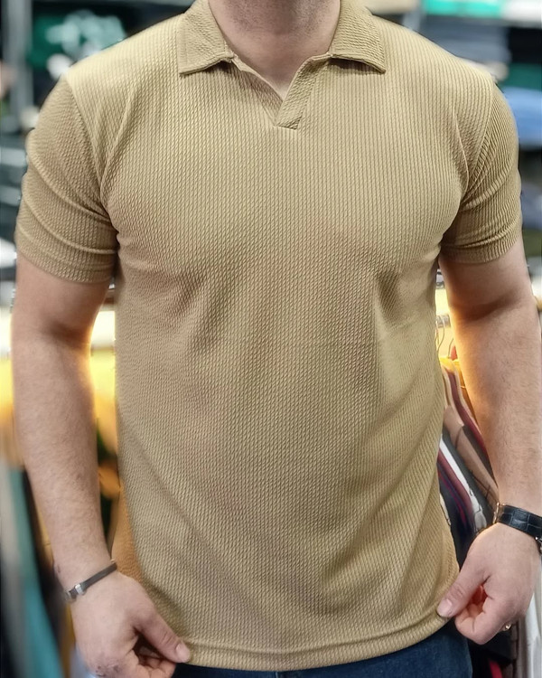 تیشرت مردانه یقه اولد مانی(تیشرت مدل ماسیمو دیوتی)ارجینال